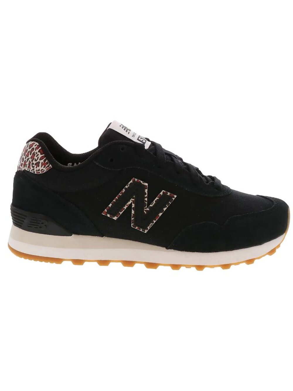 New Balance 515 Athletic Sneakers Womens 8.5 Black Leopard Print Shoes WL515SB3